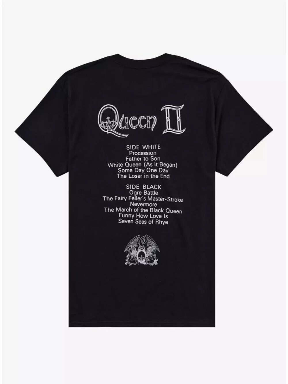Queen II Tracklist T-Shirt 2-Sided X-LARGE New With Tags - Picture 4 of 8